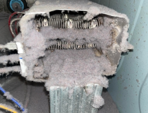 How does lint buildup relate to dryer repair?